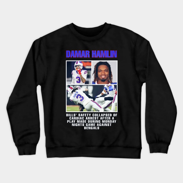 damar hamlin Crewneck Sweatshirt by ZIID ETERNITY